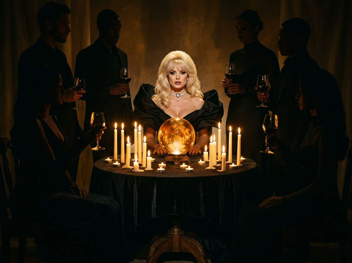 Candlelit psychic soirée — an intimate group reading by Lady Godiva